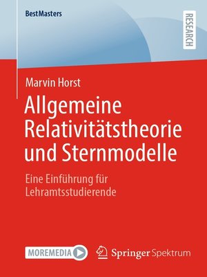 cover image of Allgemeine Relativitätstheorie und Sternmodelle